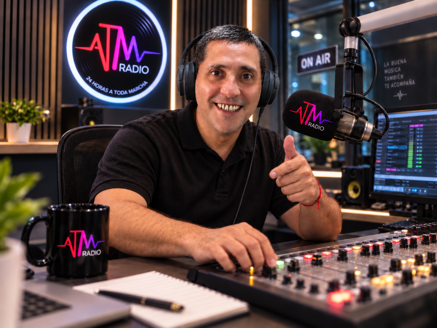 Equipo de Despiertos AM de ATM Radio FM · RE7